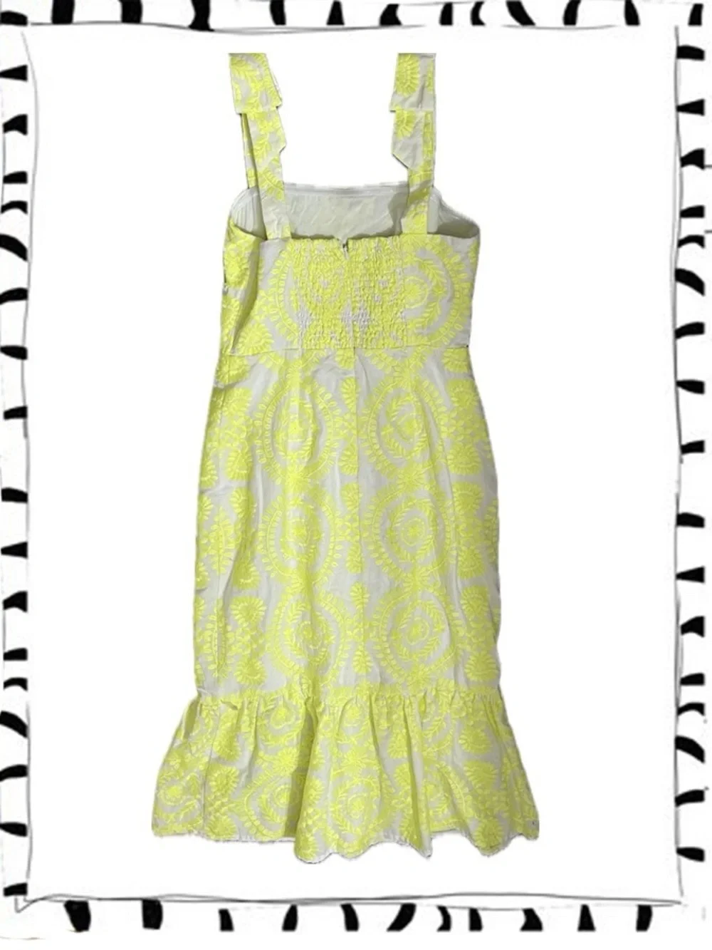 Adelyn Rae Lemon Textured Sundress - Picture 3 of 3